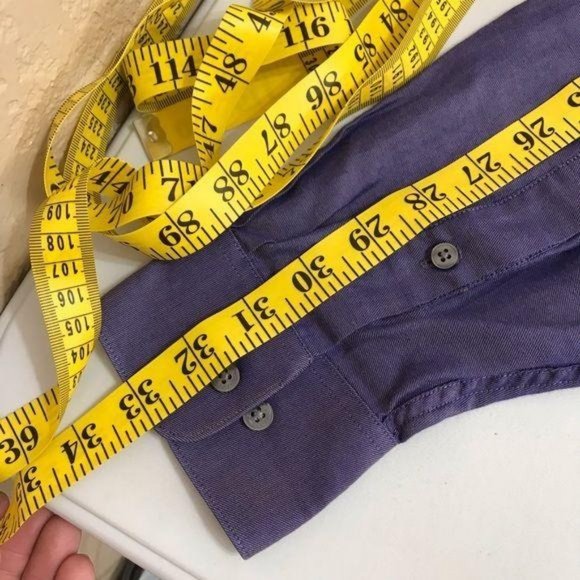 Calvin Klein Mens Purple Button Front Shirt - Picture 7 of 11